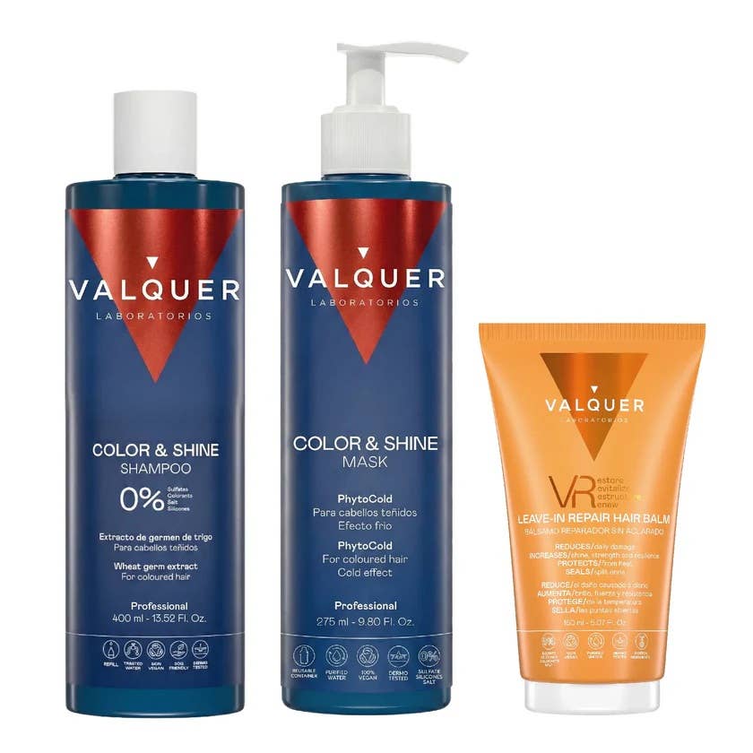 Pack Soin Cheveux Colorés – Shampooing, Masque et VR