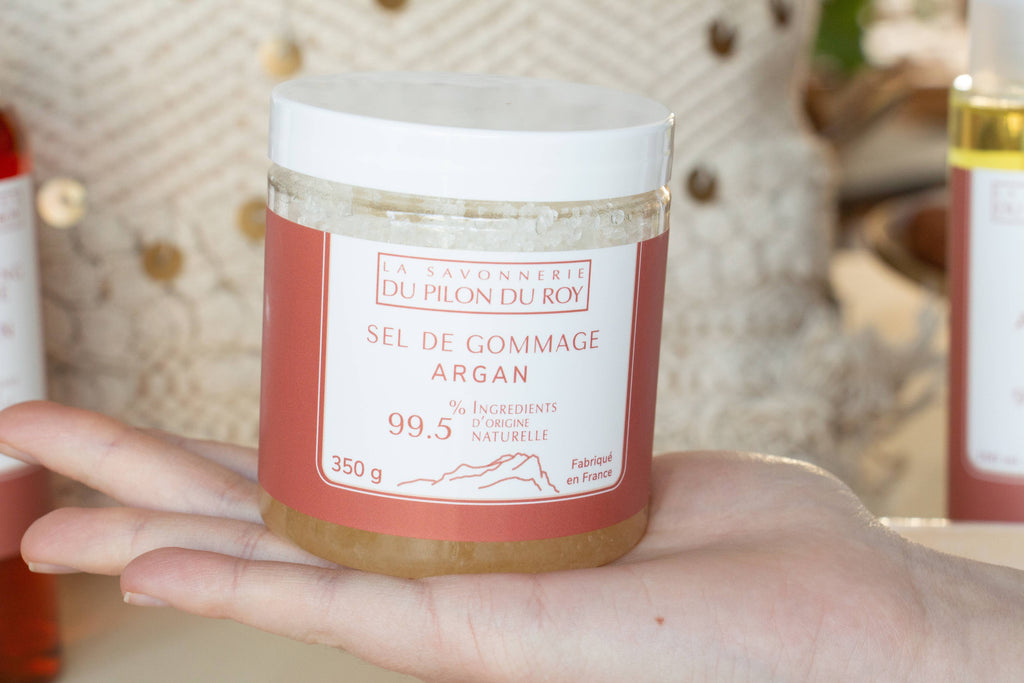 Sel de gommage à l’huile d’argan bio 350 g