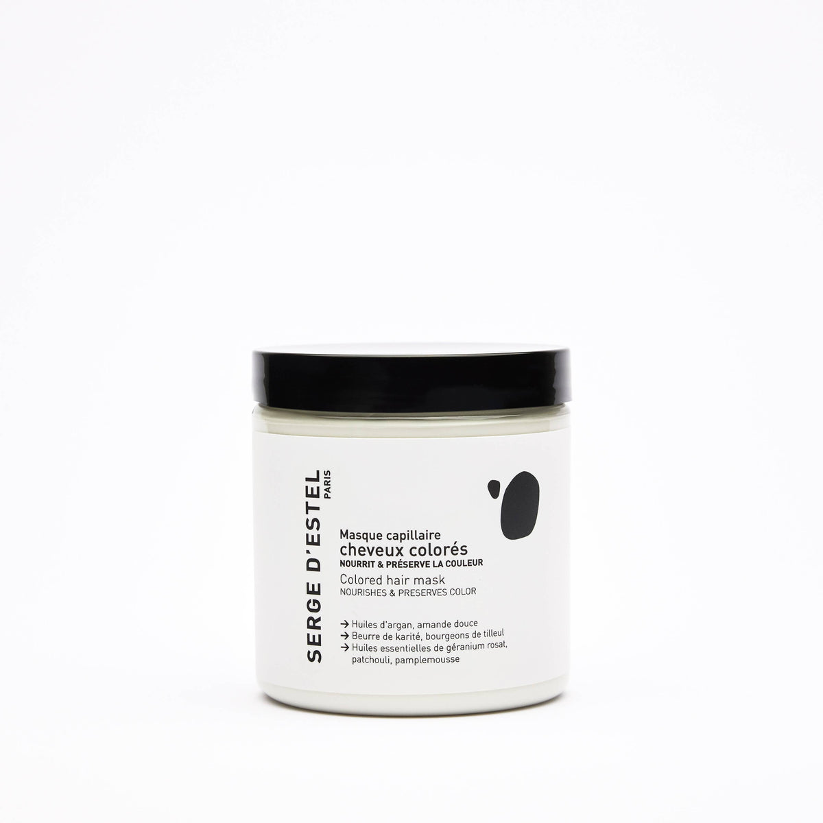 Masque cheveux colorés 250g  98,90% Natural Origin - Vegan