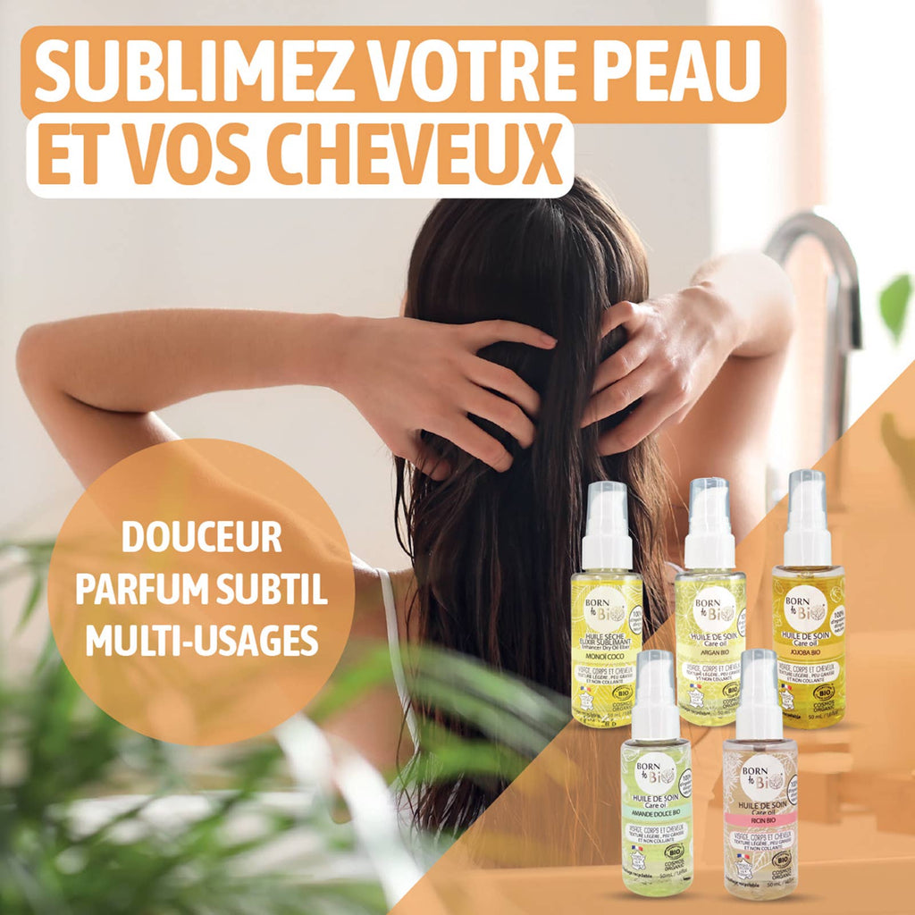 Huile de soin Argan Bio Cosmos Organic  - Born to Bio 50mL