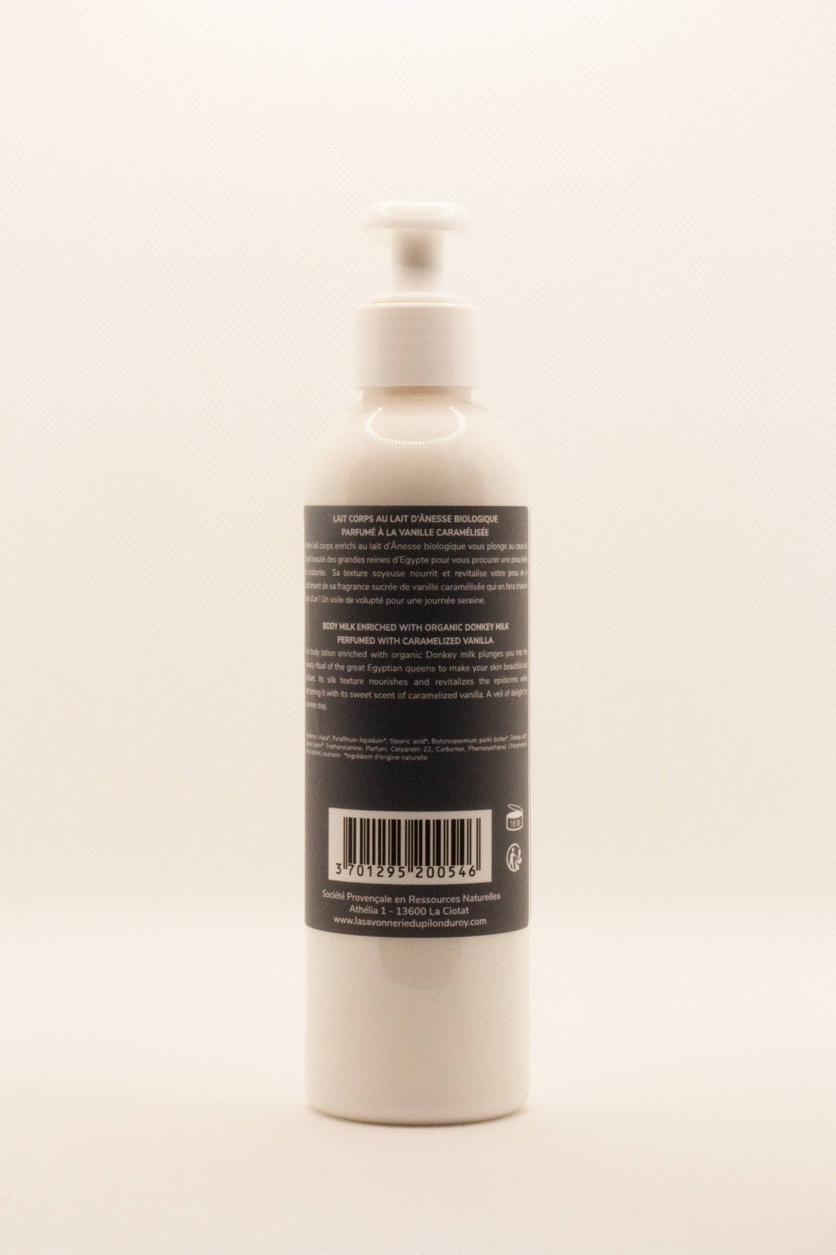 Lait corps au Lait d'Ânesse Bio 250ml