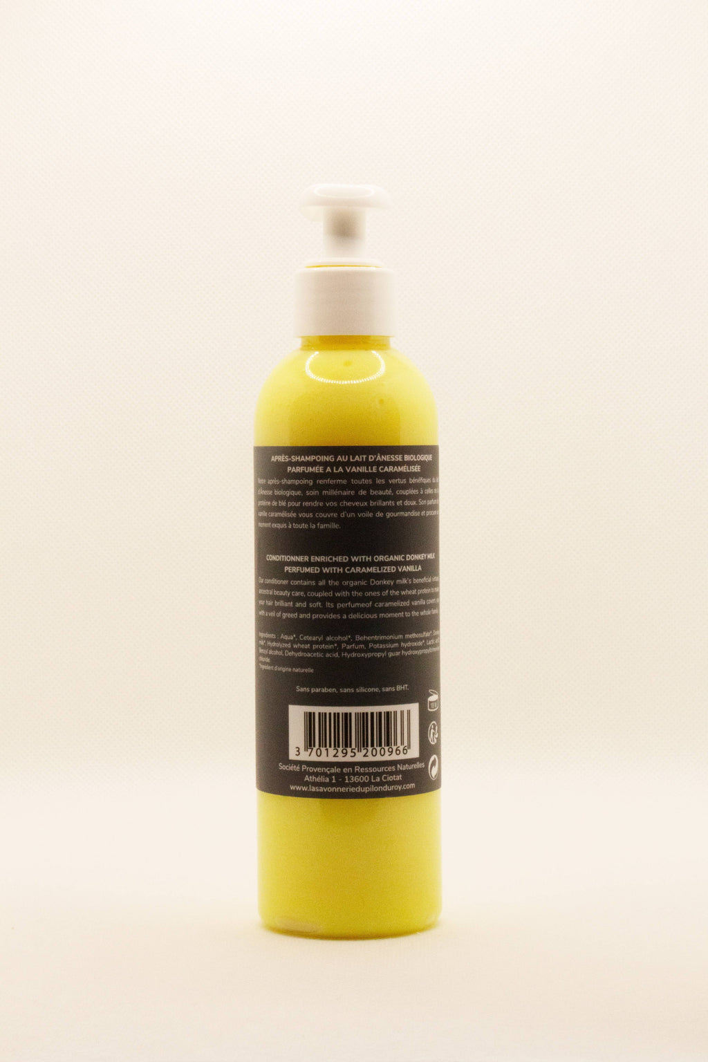 Après-shampoing au lait d’ânesse 250 ml