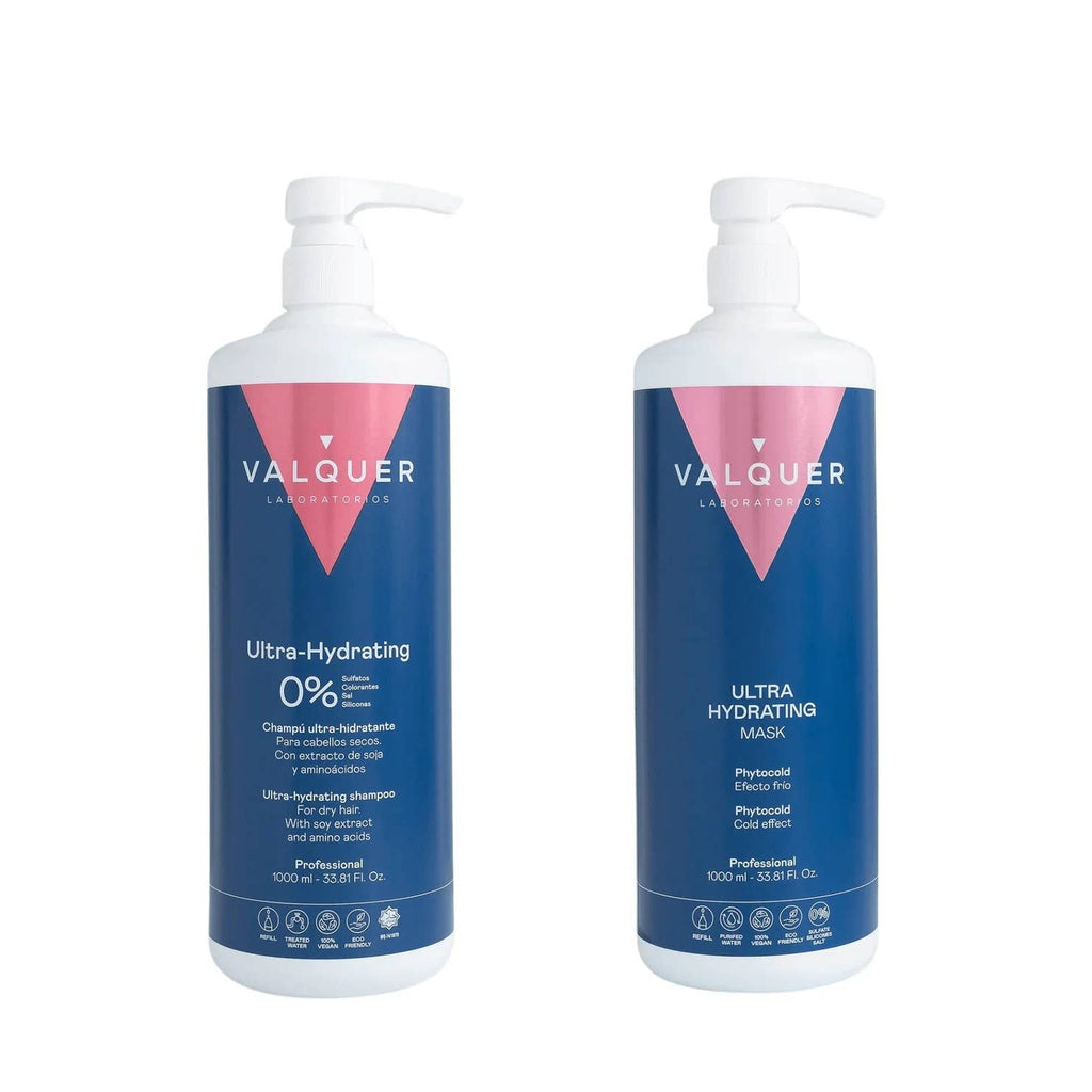 Pack Ultra-Hydratant Shampooing et Masque Secs 1975 ml