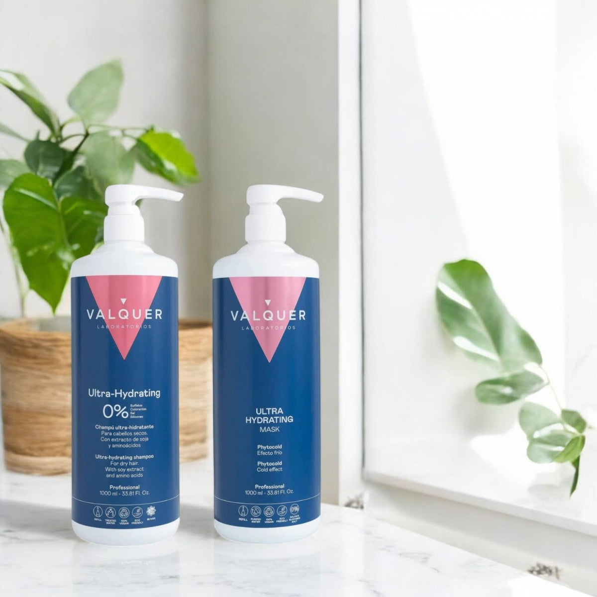 Pack Ultra-Hydratant Shampooing et Masque Secs 1975 ml