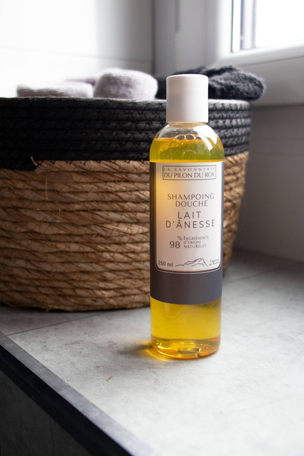 Shampoing-douche au lait d’ânesse bio 250 ml