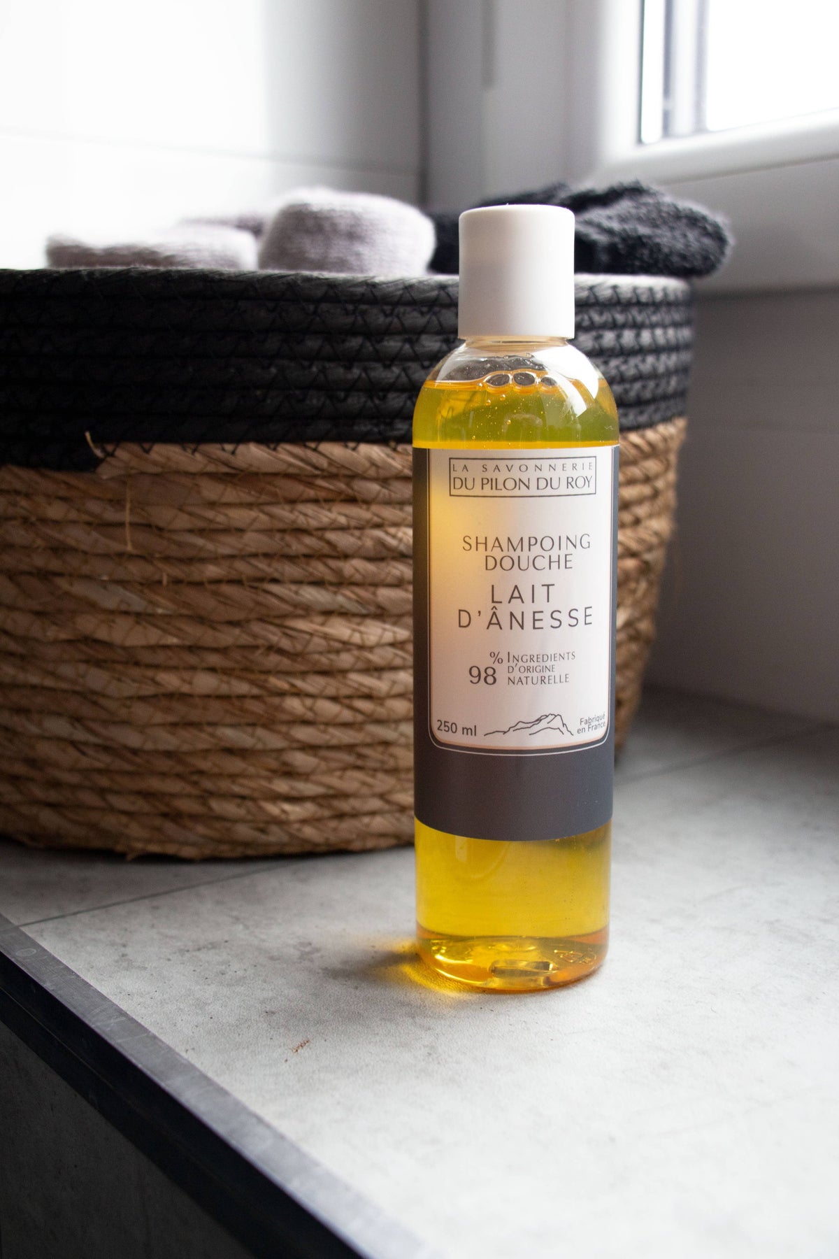 Shampoing-douche au lait d’ânesse bio 250 ml