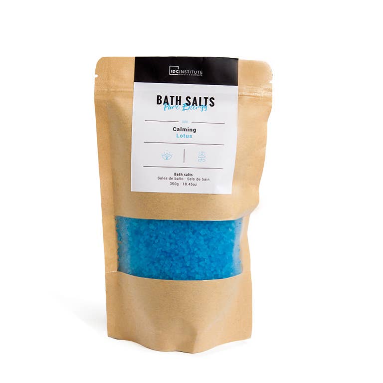 Sel de bain Pure Energy IDC INSTITUTE 350 g - Pack 3x4 couleurs