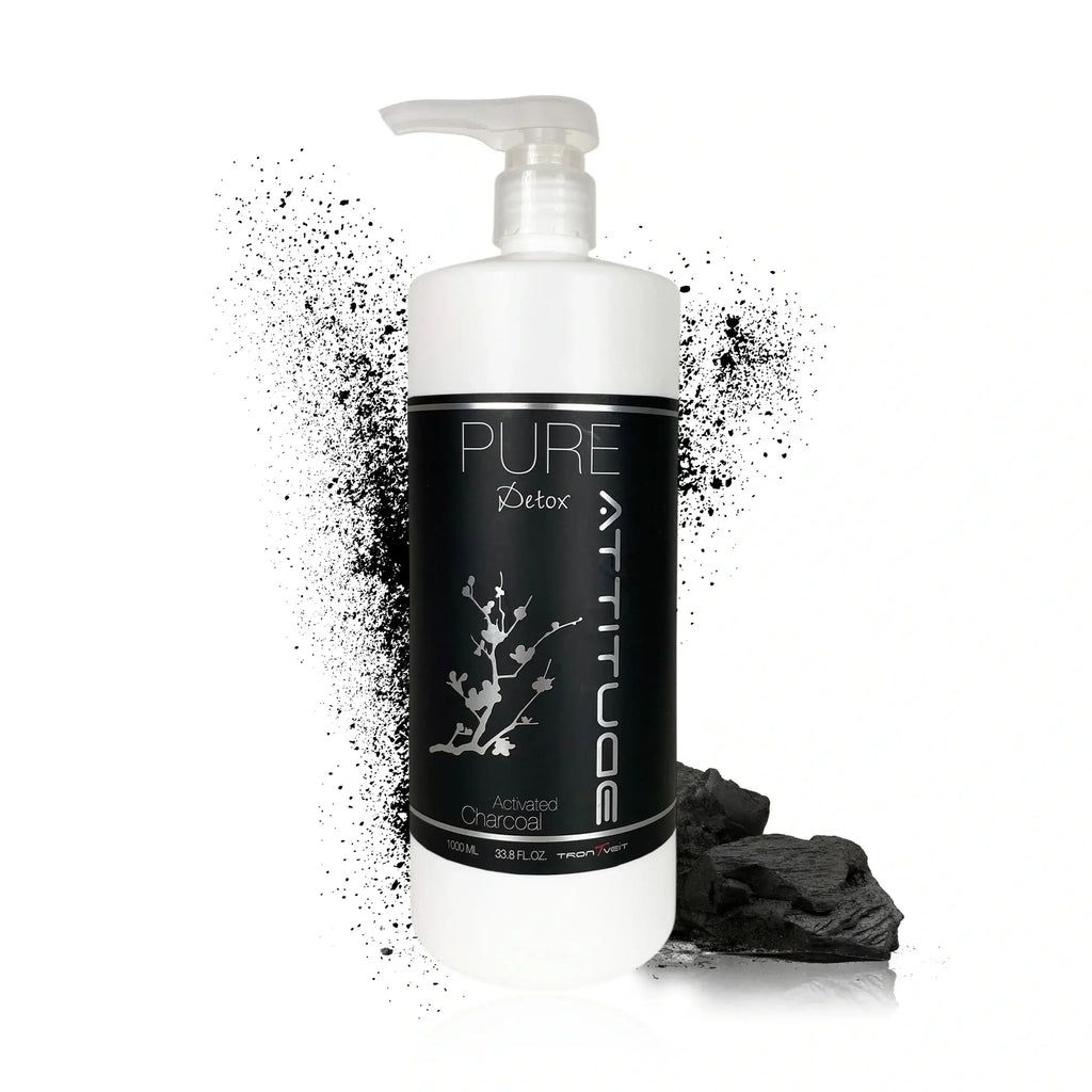 Shampoing PURE Detox ATTITUDE au charbon actif - Soin innovant pour cheveux
