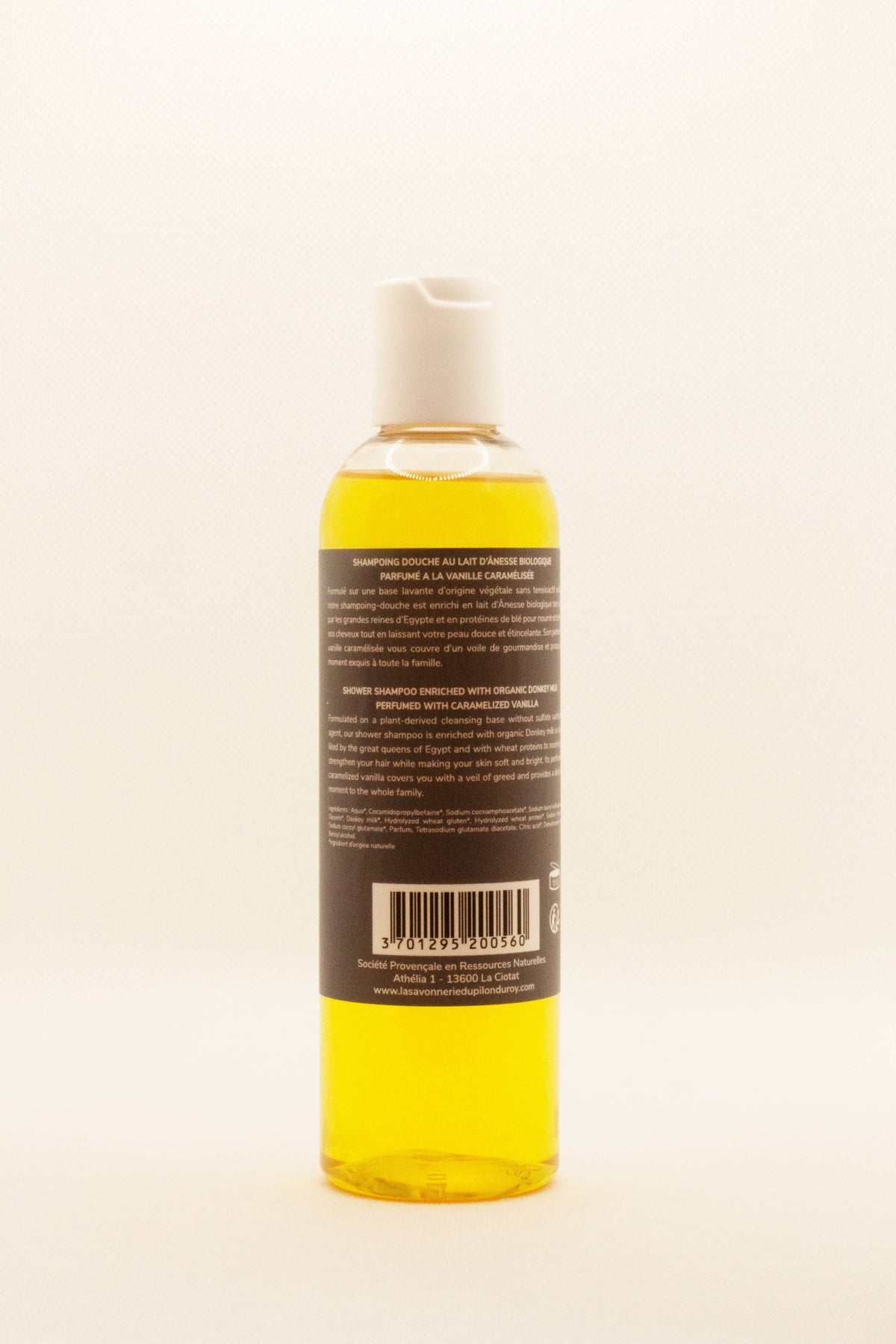 Shampoing-douche au lait d’ânesse bio 250 ml