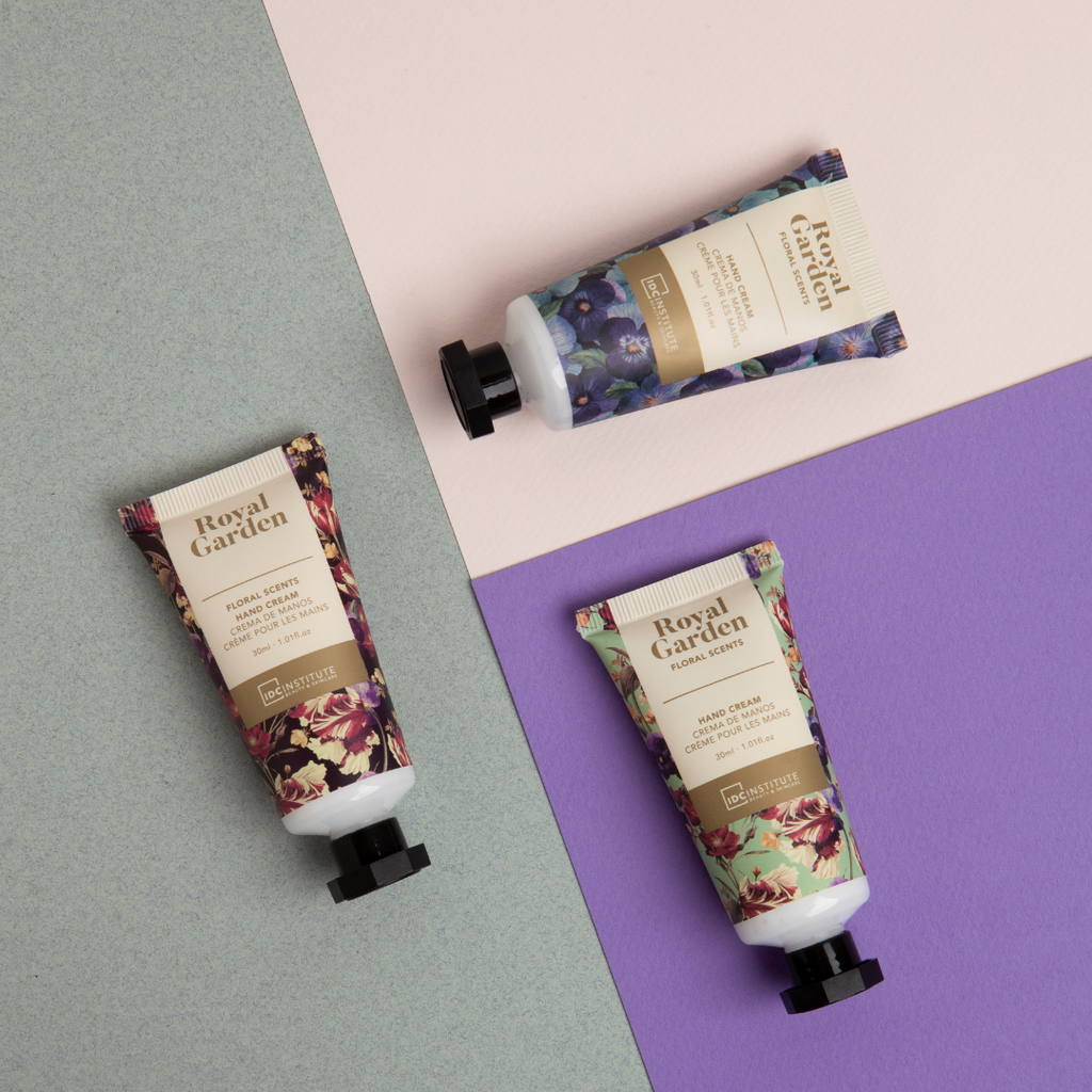 Crème pour les mains Idc Institute Beauty Flowers 30 ml