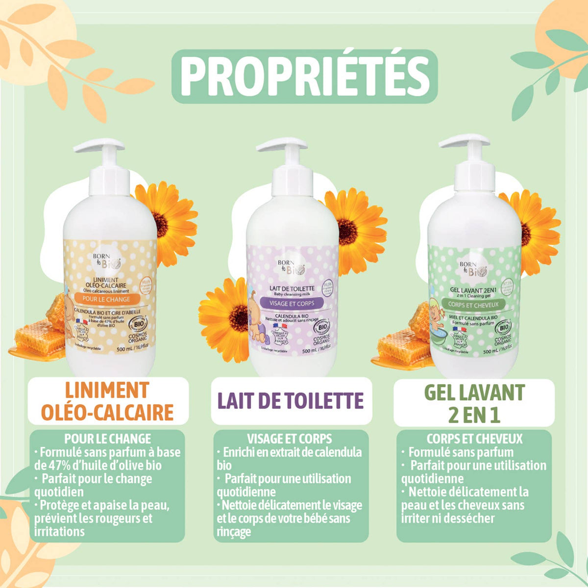 LINIMENT OLEO-CALCAIRE -  500 ML - POUR LE CHANGE
