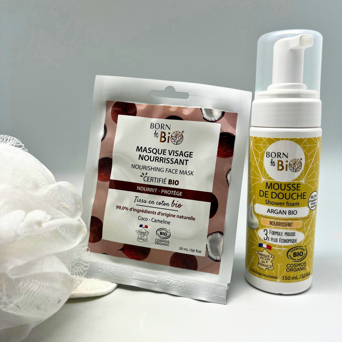 Masque visage Nourrissant en coton - certifié Bio