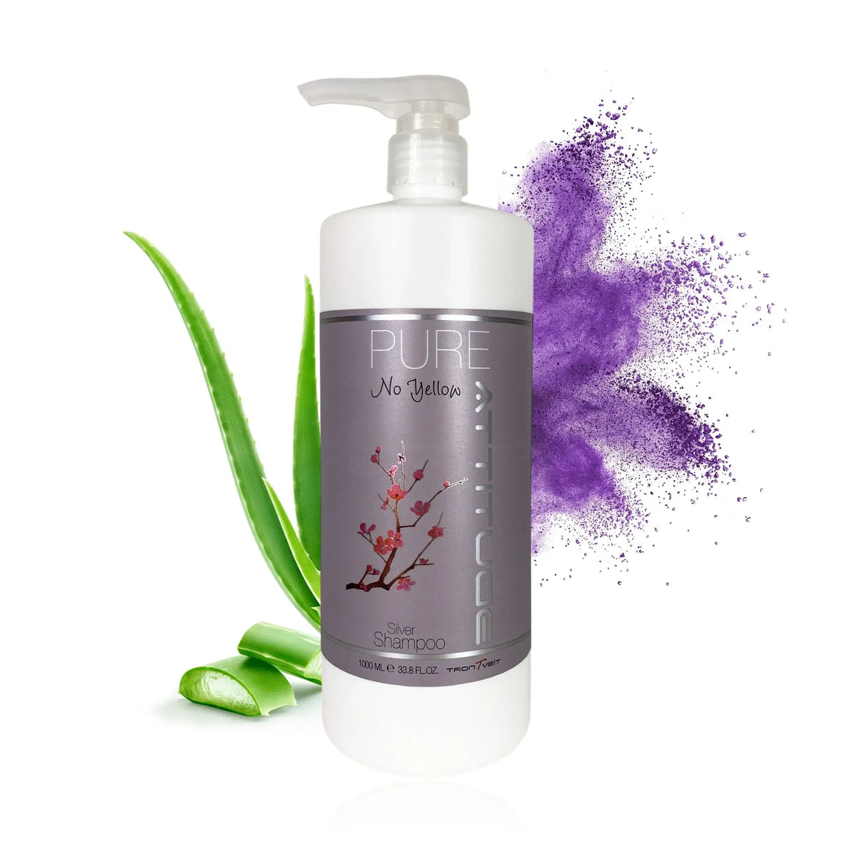 Shampoing PURE No Yellow ATTITUDE - Shampooing cheveux 100% vegan