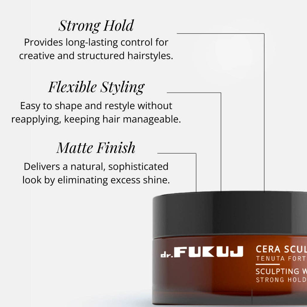 Cire coiffante sculptante pour cheveux