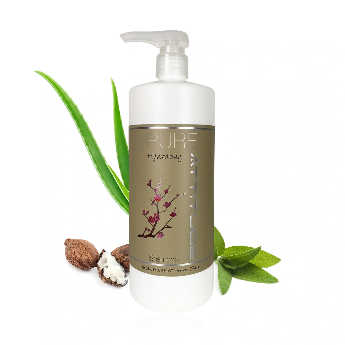 Shampoing Hydratant PURE Hydrating ATTITUDE - Shampoing naturel pour cheveux