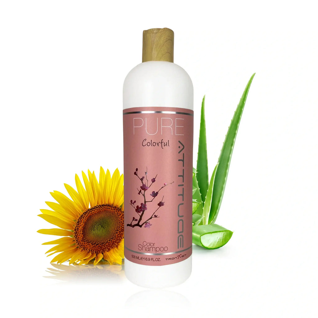 Shampoing PURE Colorful ATTITUDE - Shampooing cheveux 100 % naturel pour cheveux colorés