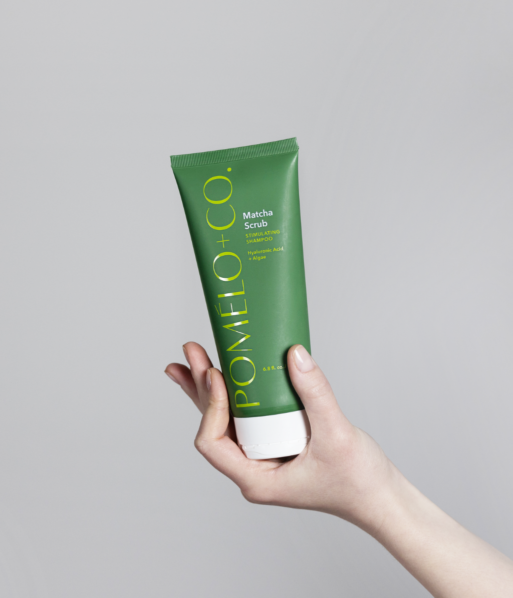 Pomélo+Co. Shampooing gommant au matcha volumateur