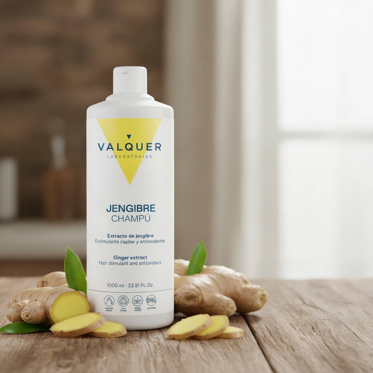 Shampoing Gingembre – Force et Vitalité 1000 ml