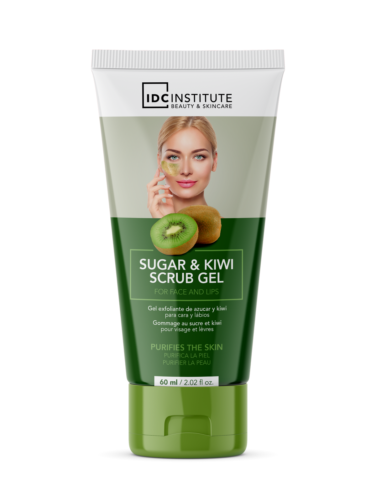 Gel exfoliant au sucre et au kiwi Idc Institute 60 ml