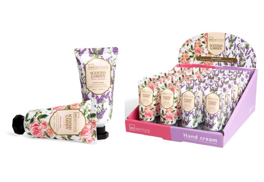 Crème pour les mains Idc Institute Beauty Flowers 30 ml