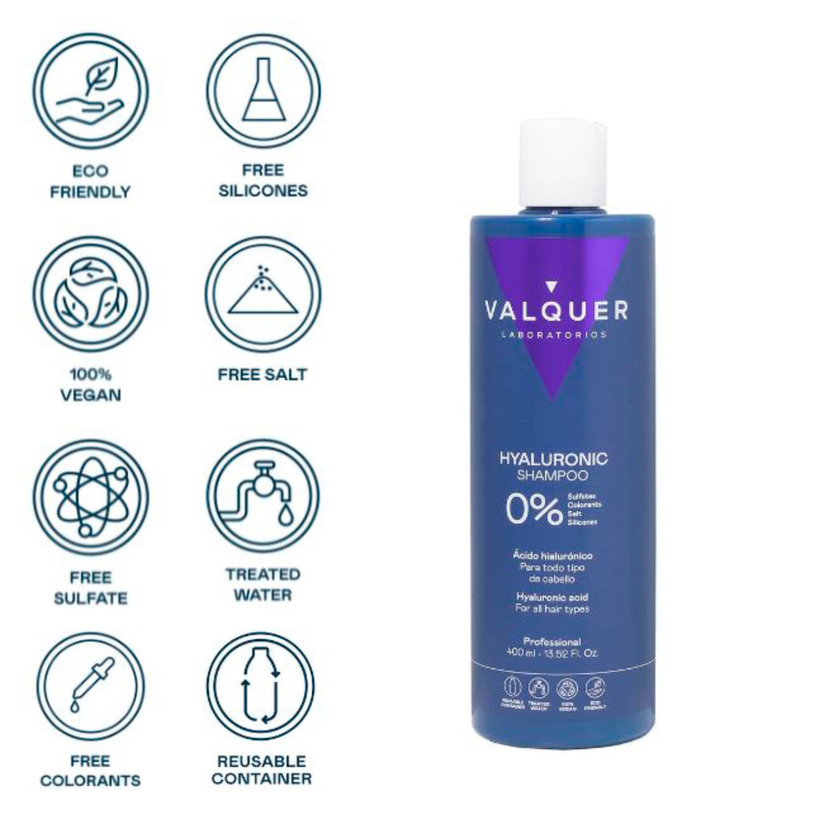 Shampoing à l’acide hyaluronique - 400 ml