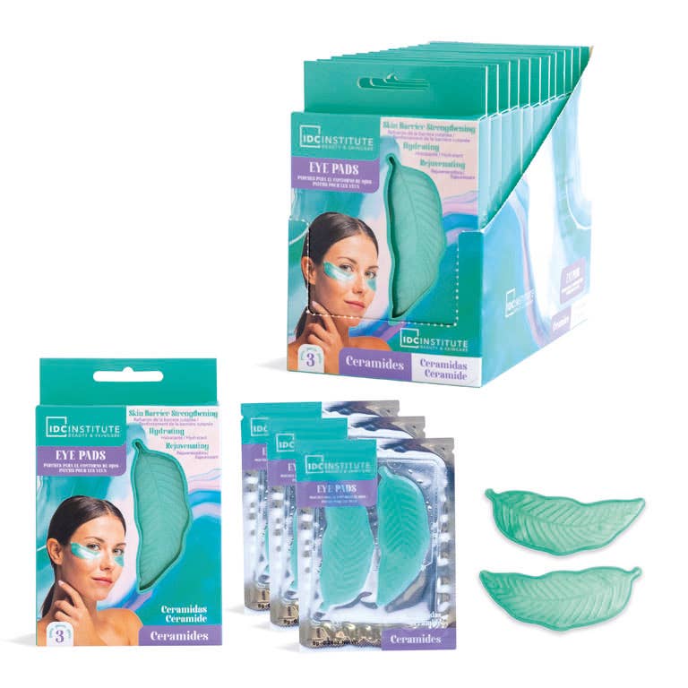 IDC Institute Patchs pour les yeux aux céramides, lot de 3