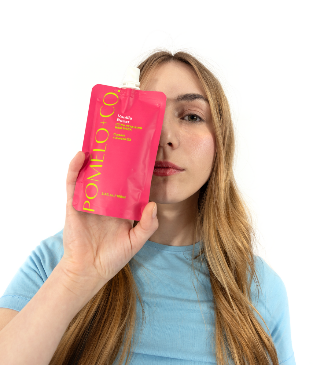 Masque réparateur Vanilla Boost avant shampoing