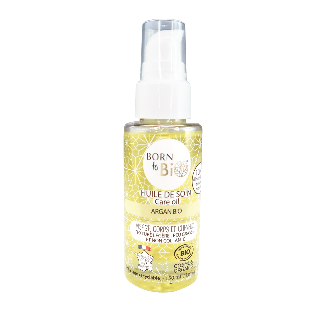 Huile de soin Argan Bio Cosmos Organic  - Born to Bio 50mL