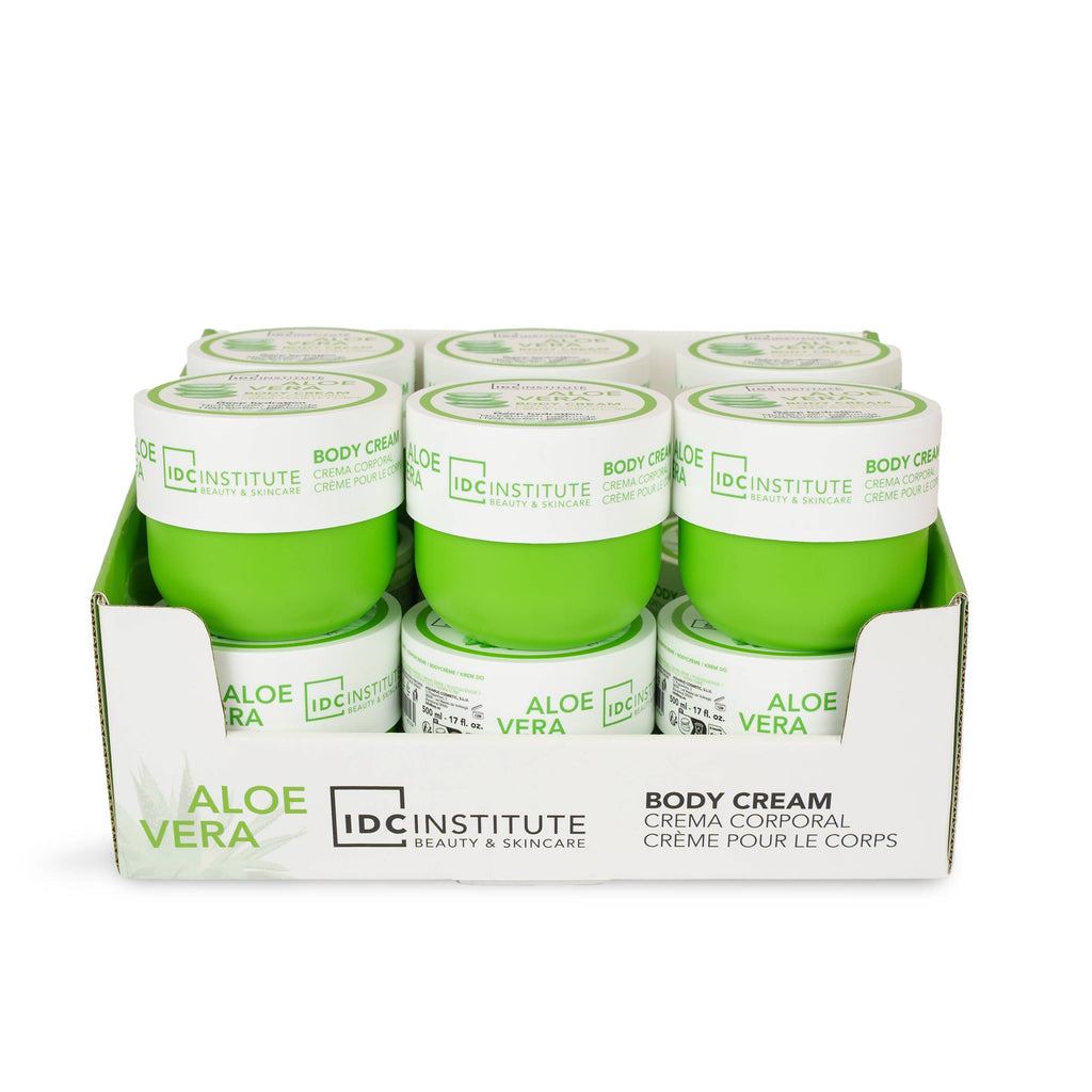 Crème pour le corps à l'aloe vera 500 g - IDC Institute