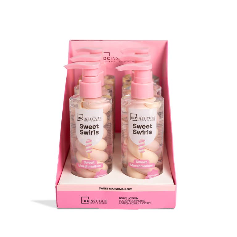 IDC INSTITUTE LOTION POUR LE CORPS À LA GUIMAUVE SWEET SWIRLS 200ml