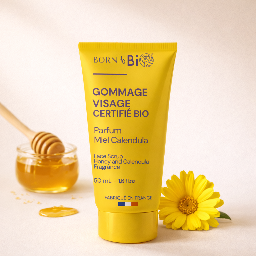 Gommage Visage Bio Parfum Miel Calendula