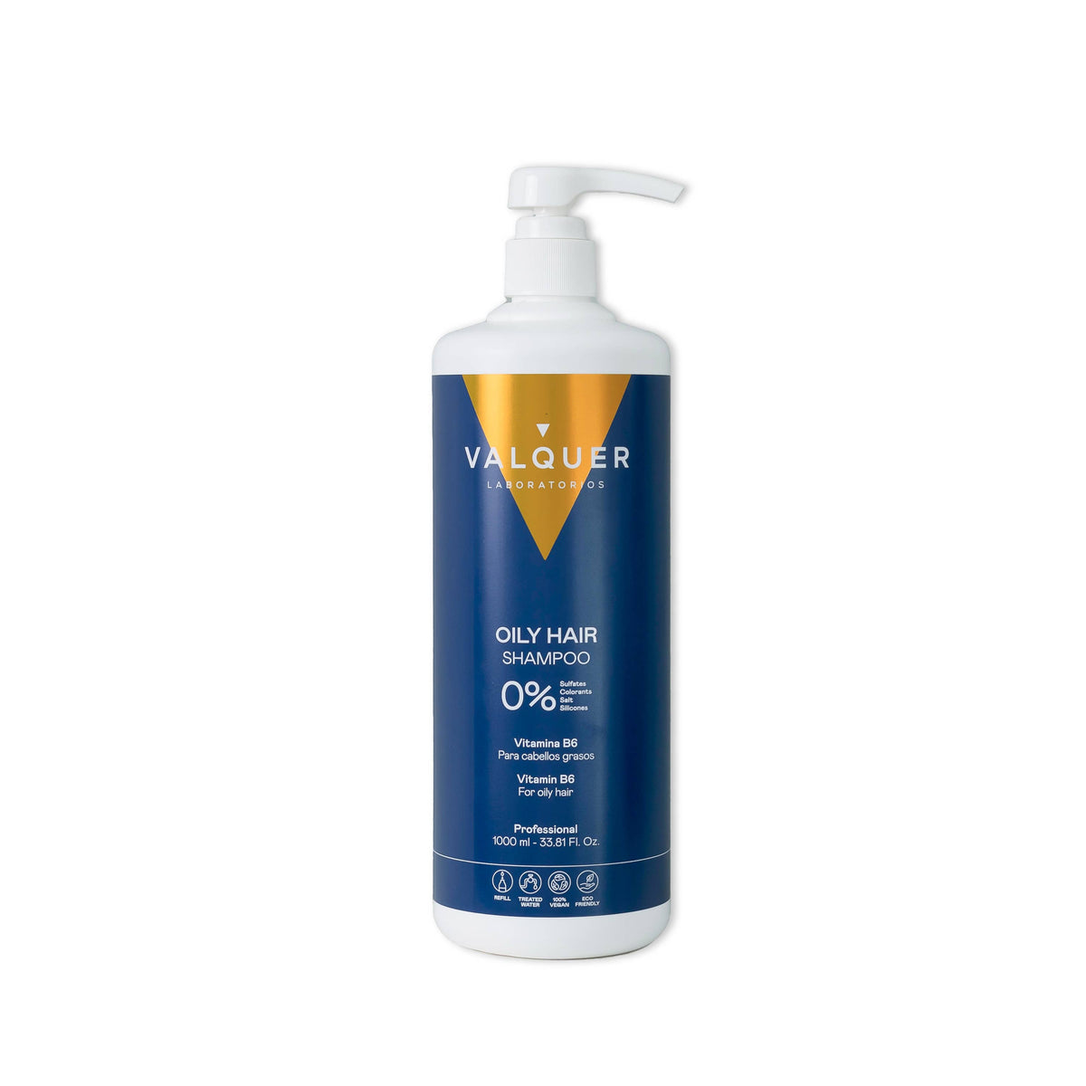 Shampooing pour cheveux gras - 0 % sulfates - 1000 ml