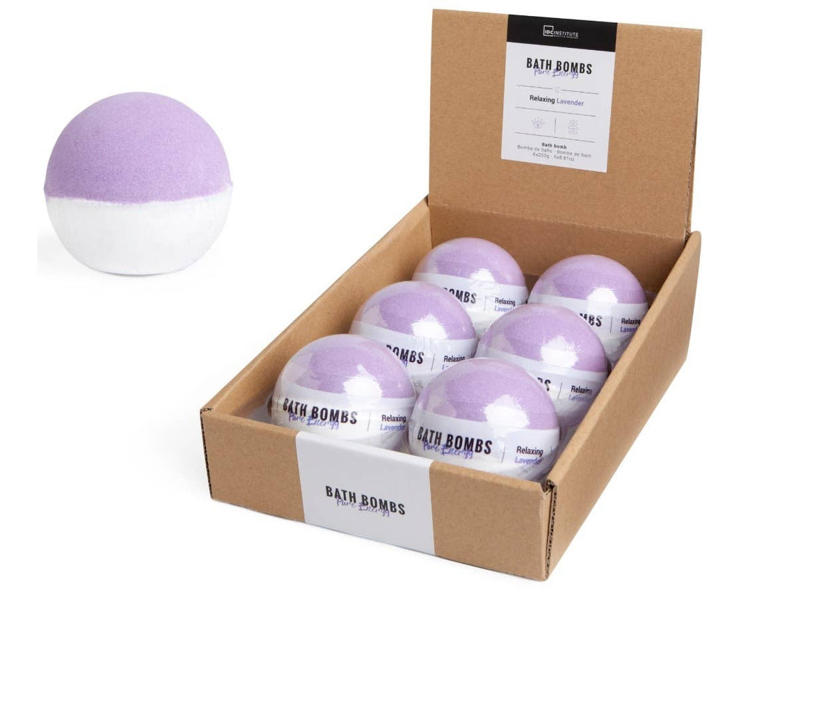 Bombe de bain Pure Energy à la lavande 250 g - Idc Institute