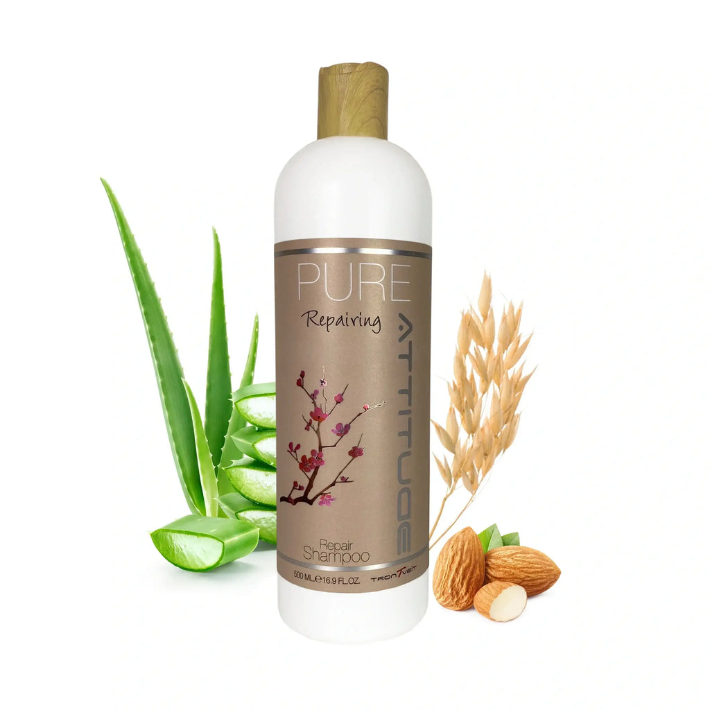 Shampooing PURE Repairing ATTITUDE - Pour cheveux abîmés et fragilisés